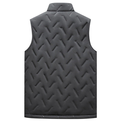 💖 FORRÓ AKCIÓ 50% KEDVEZMÉNY ✨️❄️ Unisex Téli Meleg, Ujjatlan, Steppelt Mellény Puhafleece Béléssel