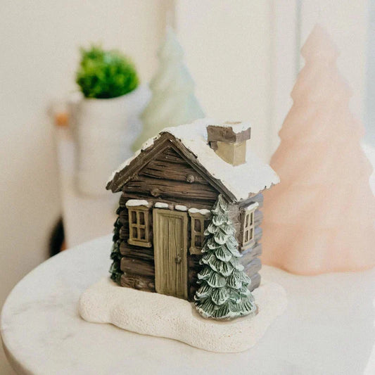 🏠Faház Tölcséres Kandalló füstölgő kéménnyel🎄Tökéletes karácsonyi ajándék