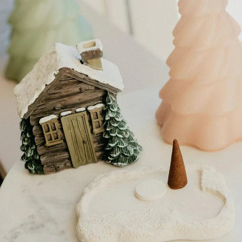 🏠Faház Tölcséres Kandalló füstölgő kéménnyel🎄Tökéletes karácsonyi ajándék