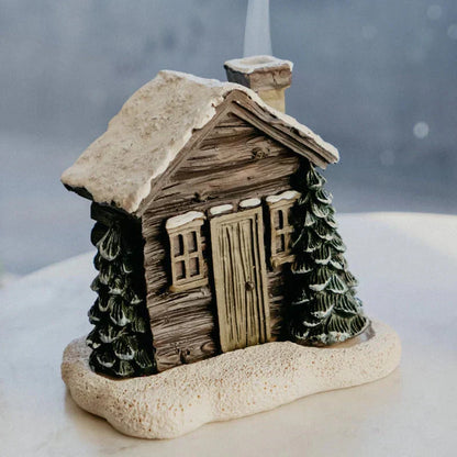 🏠Faház Tölcséres Kandalló füstölgő kéménnyel🎄Tökéletes karácsonyi ajándék