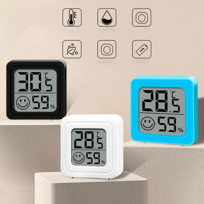 🌡️Precíziós 2 az 1-ben hőmérő és higrométer digitális kijelzővel⏰