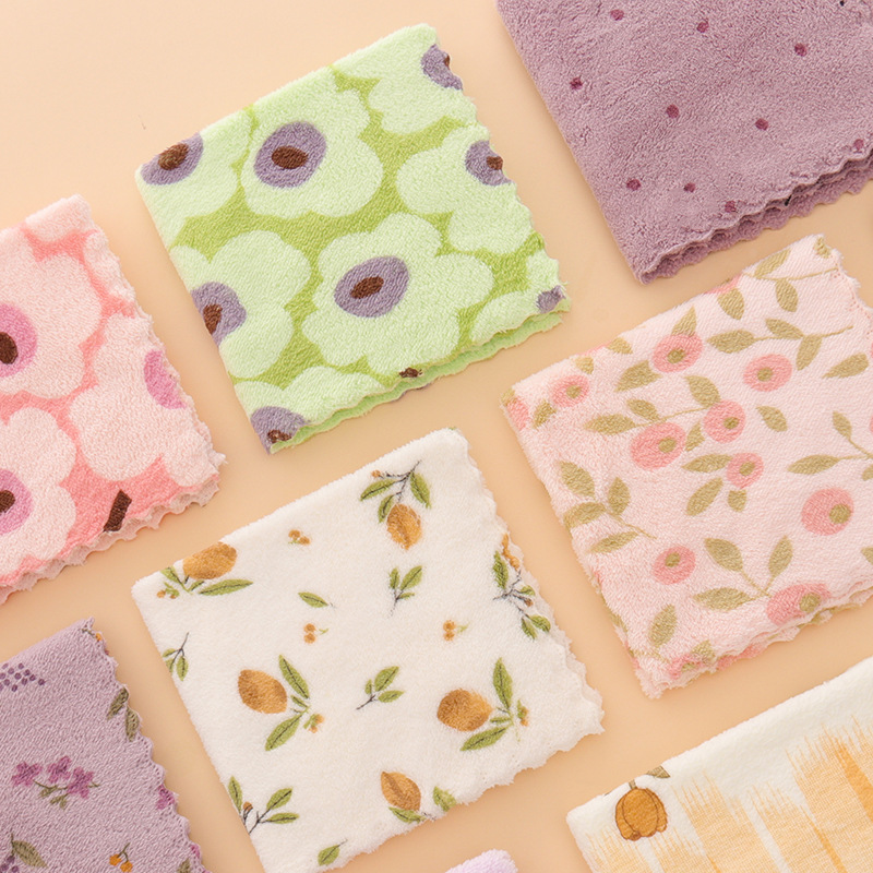 ✨Korall színű, nedvszívó, szöszmentes konyharuha