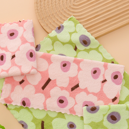 ✨Korall színű, nedvszívó, szöszmentes konyharuha