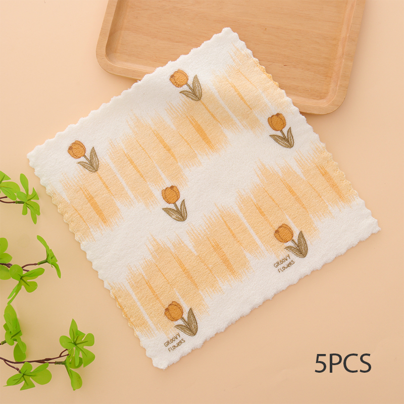 ✨Korall színű, nedvszívó, szöszmentes konyharuha