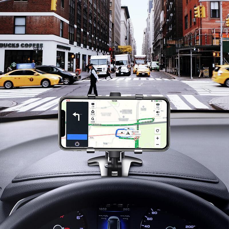 🚗 Univerzális Autó Telefontartó 360°-os Forgatással
