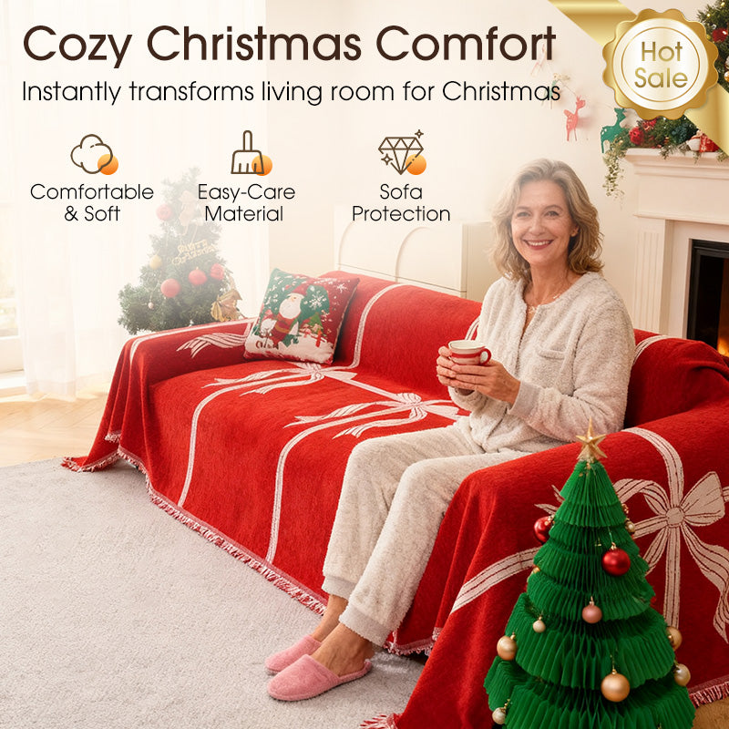 🎄Megfordítható karácsonyi kanapéhuzat