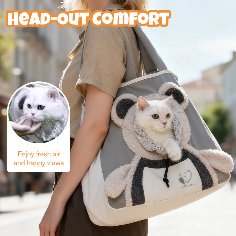 🐈💕 Aranyos mackós kisállathordozó 👜🐱