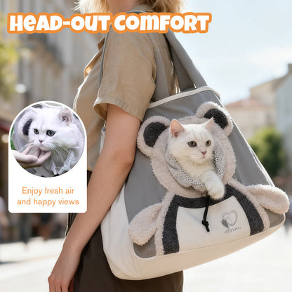 🐈💕 Aranyos mackós kisállathordozó 👜🐱