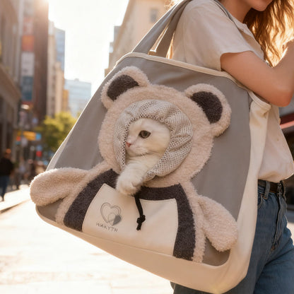 🐈💕 Aranyos mackós kisállathordozó 👜🐱