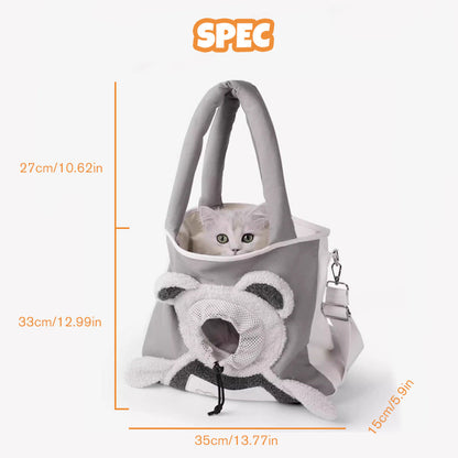 🐈💕 Aranyos mackós kisállathordozó 👜🐱
