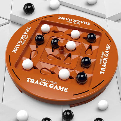 🧠 Oktató Pálya Logikai Társasjáték (16 sakkfigurával együtt) ♟️🧩