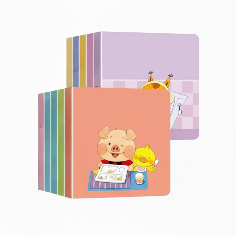 📚🧠【Fenntarthatod a babád kognitív potenciálját!】10 darabos interaktív könyvkészlet a koragyermekkori agyfejlesztéshez 👶💕