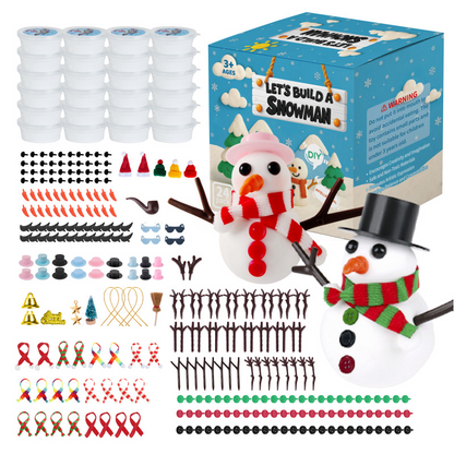 ☃️DIY karácsonyi hóember kézműves készletek gyerekeknek