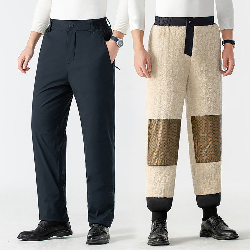 ✨Férfi kényelmes termikus nadrág grafit térdvédővel