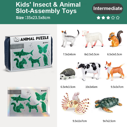 🔥 Гореща продажба 🎉 Играчки за деца за сглобяване на насекоми и животни