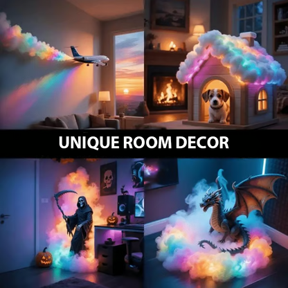⚡☁️ ️Saját készítésű USB-s Thundercloud LED fénydekoráció ✨🌈
