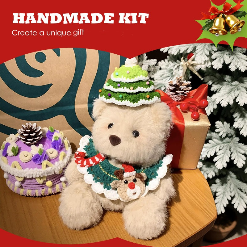 🧸DIY karácsonyi felvétel plüssbabák készlet