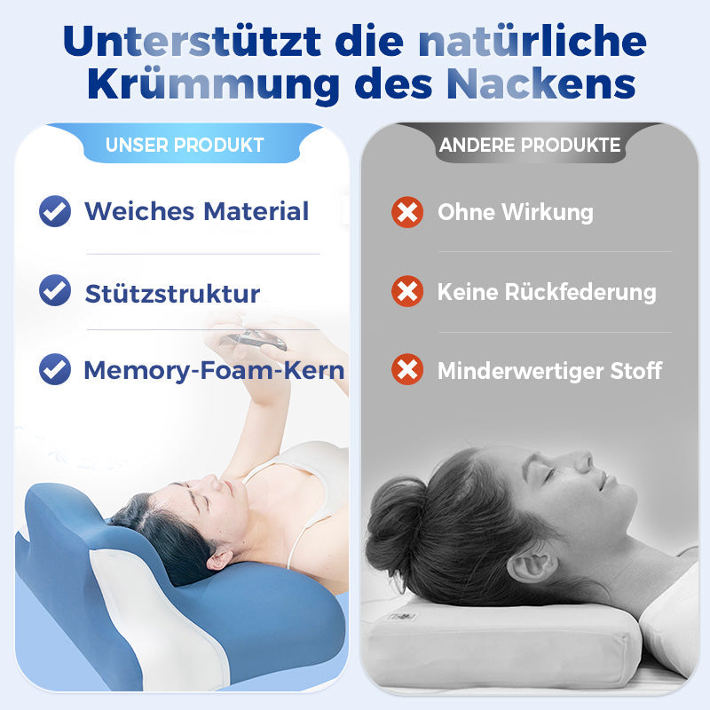 🛏️Többfunkciós ergonómikus memóriahab párna