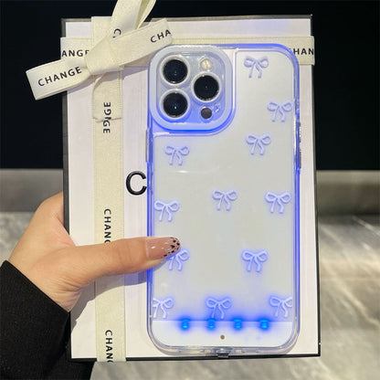 💥Népszerű termék✨📱Csillogó masnis mobiltelefon tok