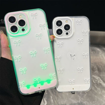💥Népszerű termék✨📱Csillogó masnis mobiltelefon tok