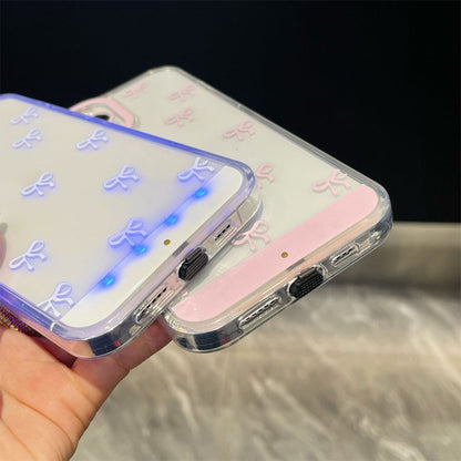 💥Népszerű termék✨📱Csillogó masnis mobiltelefon tok