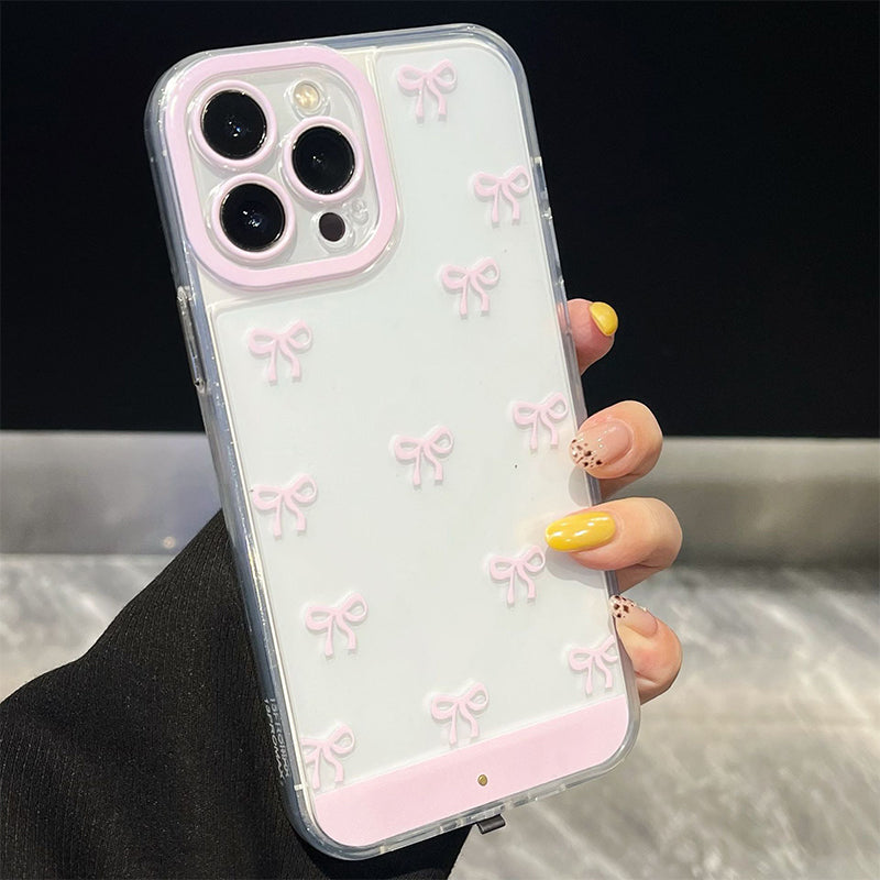 💥Népszerű termék✨📱Csillogó masnis mobiltelefon tok