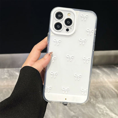 💥Népszerű termék✨📱Csillogó masnis mobiltelefon tok