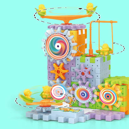 ⚙Gyerekeknek szóló DIY elektromos szerelvény építőelem-készlet