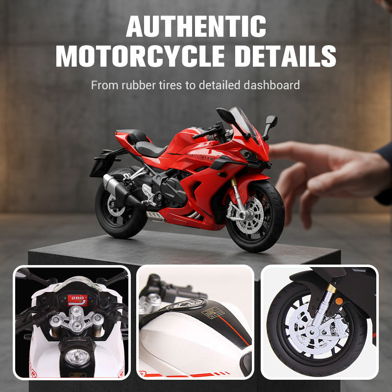 🏍Motorkerékpár modell 1:12 méretarányban