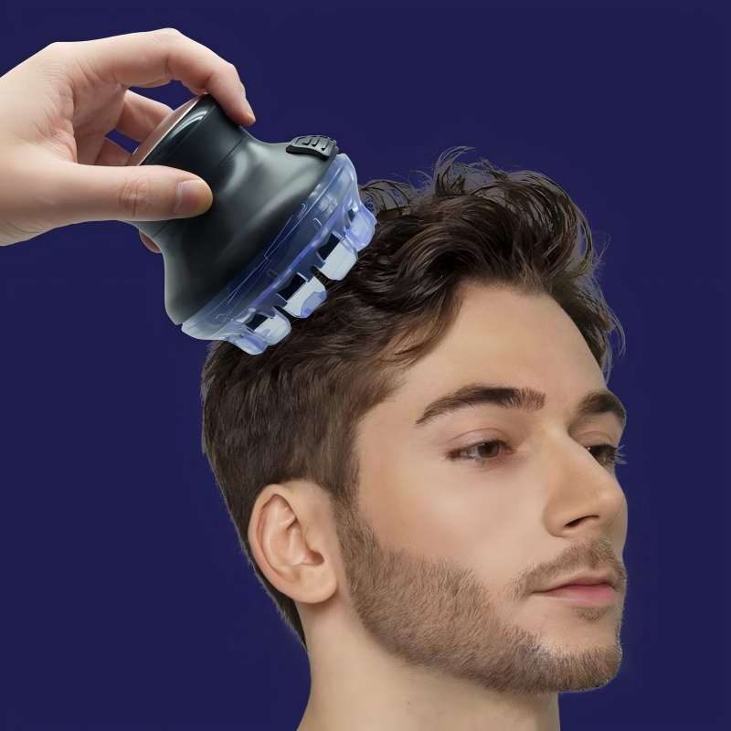 ✨ Kör alakú Elektromos Hajatvágó LED Kijelzővel ✂️🔋