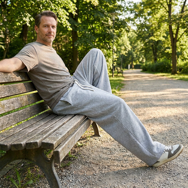 👖Férfi laza illeszkedésű, meghúzós nadrág