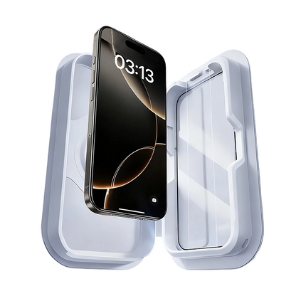 🛡️ 2 az 1-ben iPhone adatvédelmi képernyővédő | HD-tiszta elülső rész, láthatatlan oldalak – teljes élvédő 👀❌