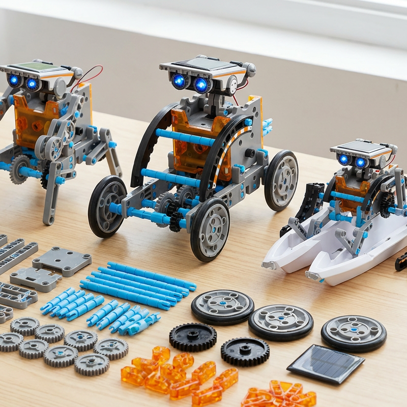 DIY napenergiával működő űrbéli robot játék