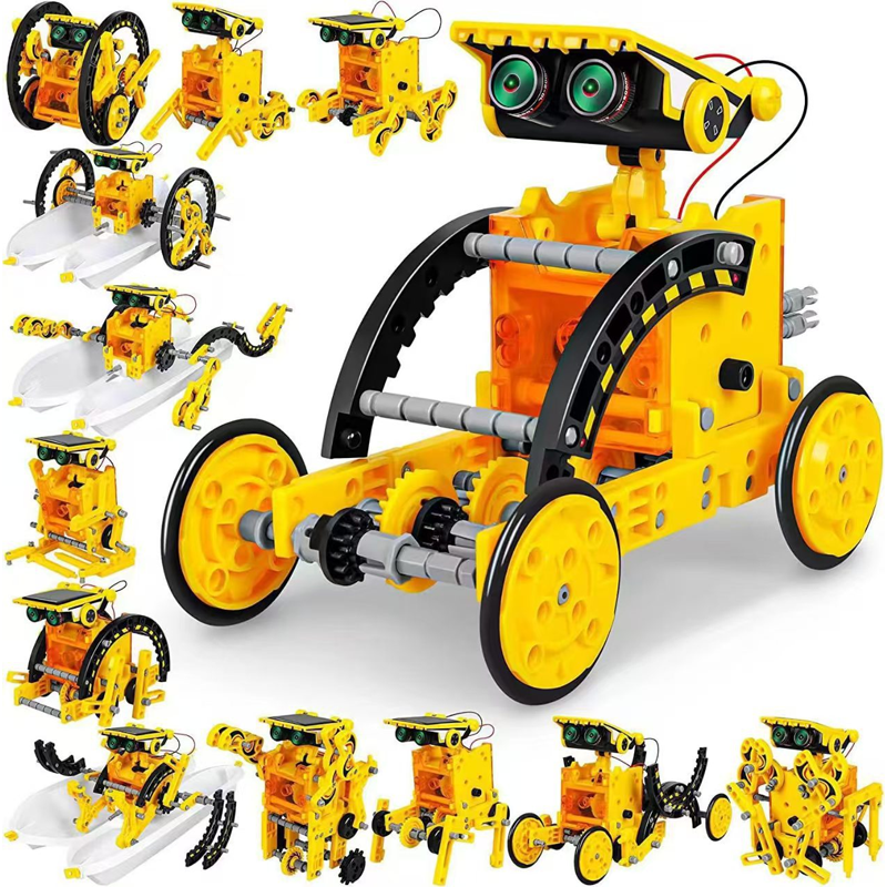 DIY napenergiával működő űrbéli robot játék