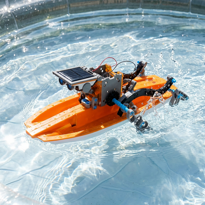 DIY napenergiával működő űrbéli robot játék