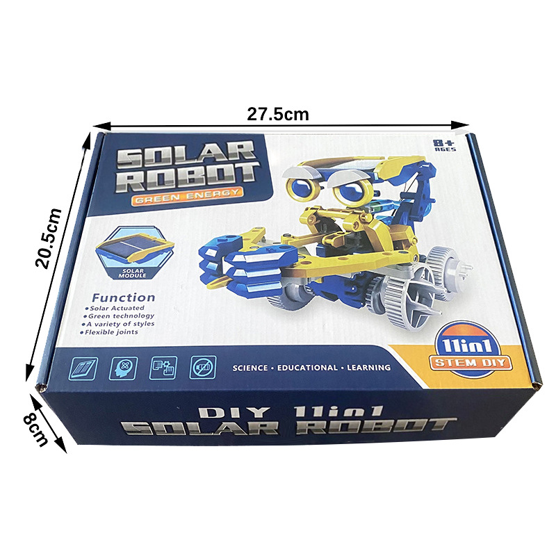 DIY napenergiával működő űrbéli robot játék