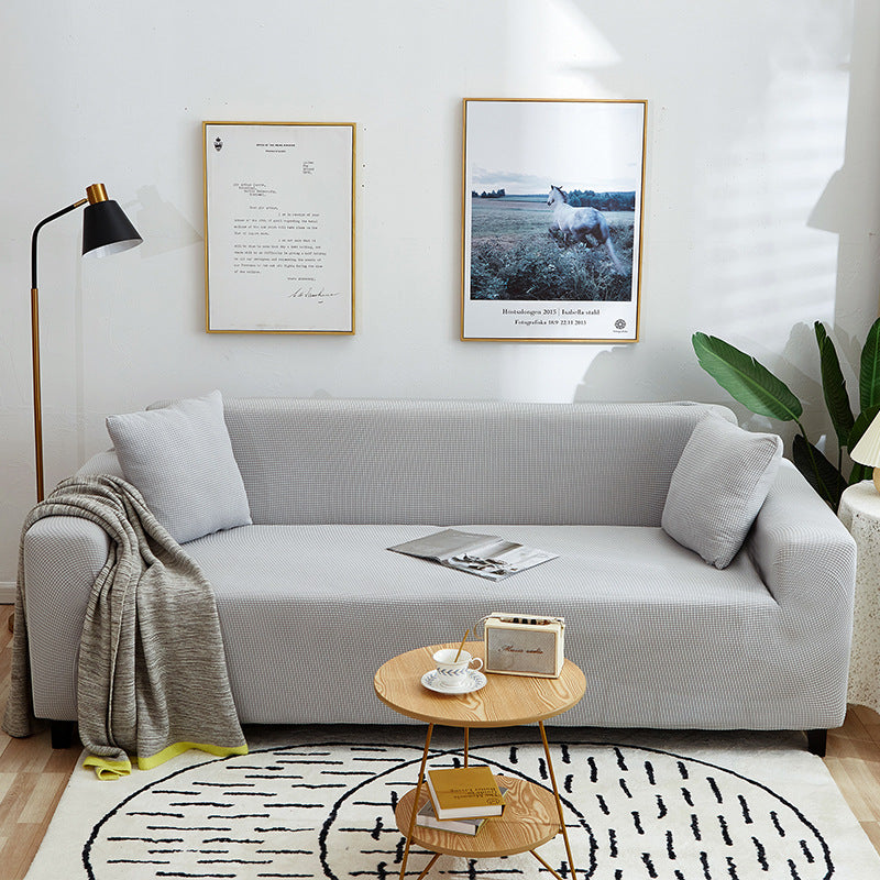 🛋️✨ Jacquard kötött, rugalmas kanapéhuzat