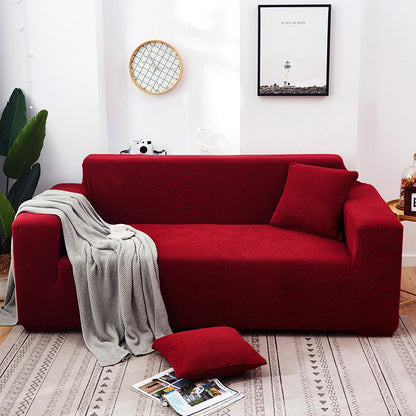 🛋️✨ Jacquard kötött, rugalmas kanapéhuzat