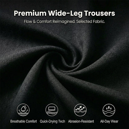 🆕🎁 Új termékek akciója: 50% kedvezmény🎉High-Waist Straight-Leg Pants with Button Detail