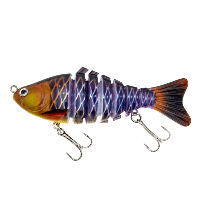 🔥🎣 Profi minőségű, tagolt úszócsali – Kézzel hangolt mozgás, 3x erősebb horgok, a Lake Fork-on sügérekre tesztelve 🐟