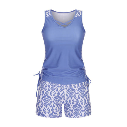 🩱 Mintás kétrészes tankini fürdőruha | S-3XL
