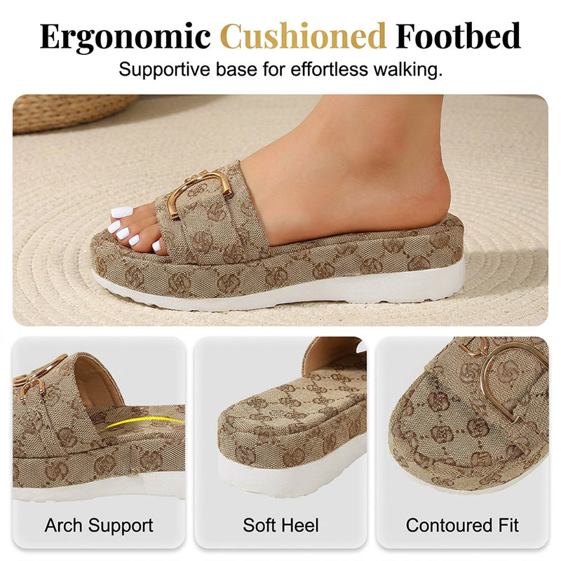 👡☁️ Kényelmes, geometrikus kialakítású nyári szandál (EU 36-43) ✨
