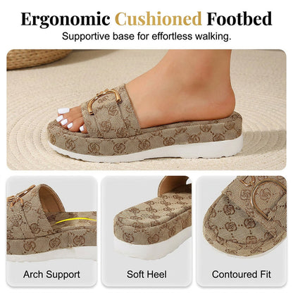 👡☁️ Kényelmes, geometrikus kialakítású nyári szandál (EU 36-43) ✨