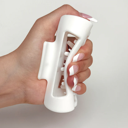 Puha szilikon hajcsat cápa csipesz - puha, ütközésálló védelem a fej hátsó részén - ütésálló és tartós