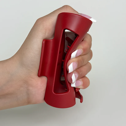 Puha szilikon hajcsat cápa csipesz - puha, ütközésálló védelem a fej hátsó részén - ütésálló és tartós